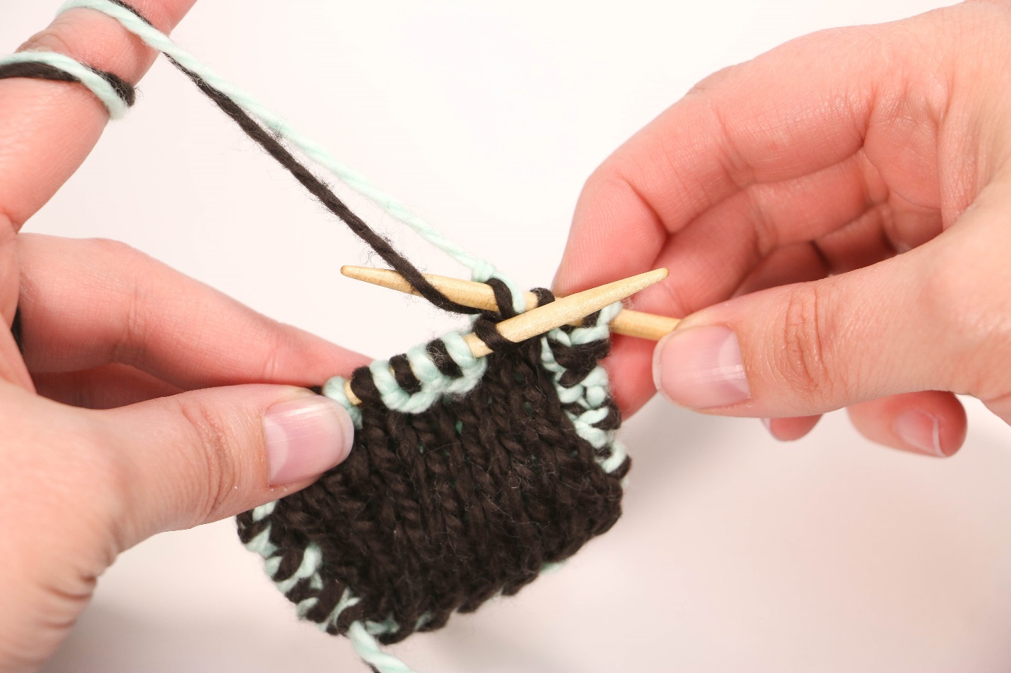 The Basics of Double Knitting - I Like Knitting