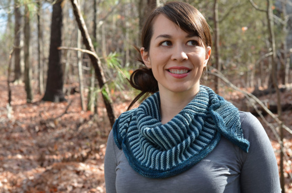 Garter Stitch Striped Shawl - I Like Knitting