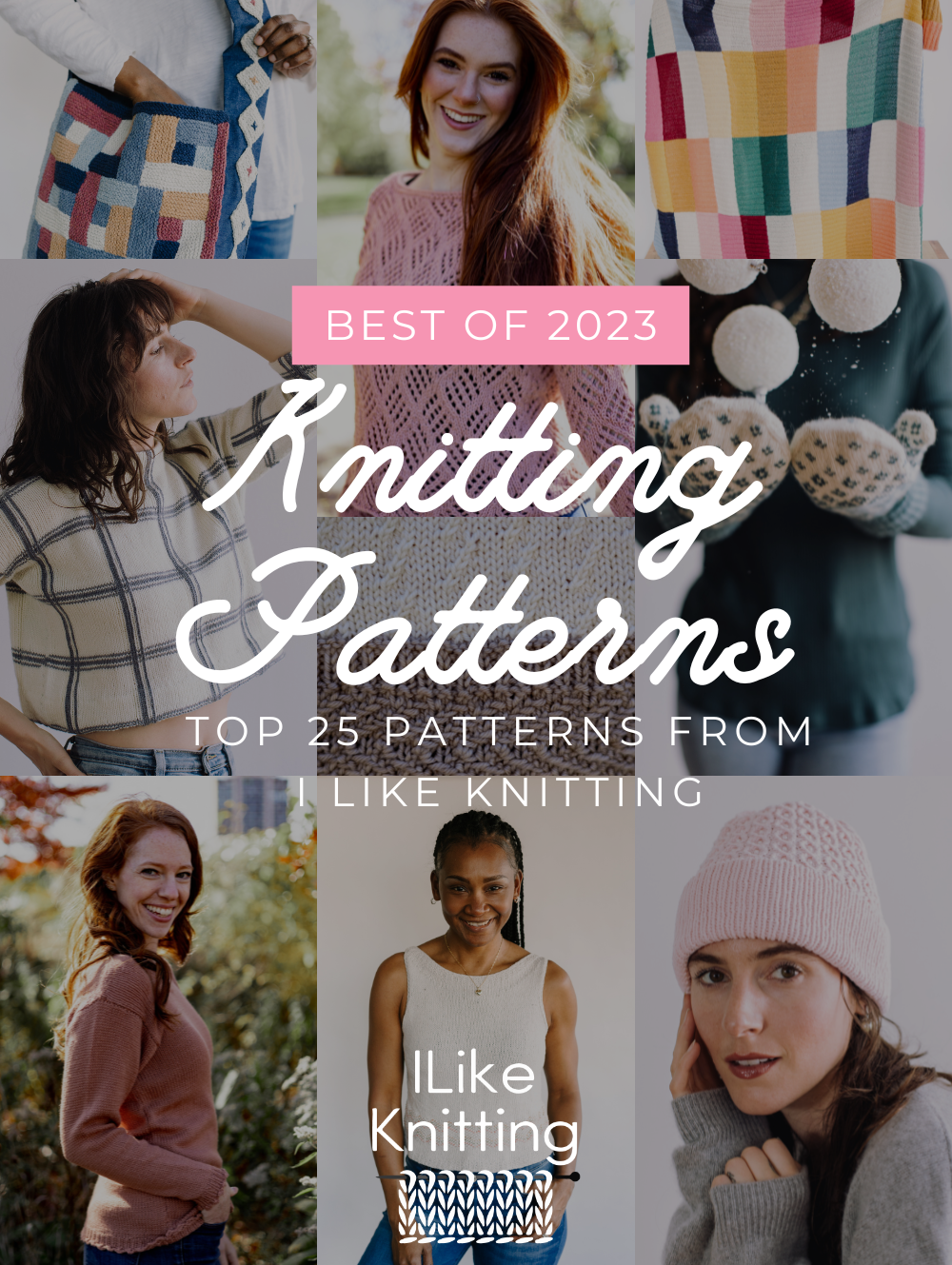 Rustic Knitting Notions Set - I Like Knitting