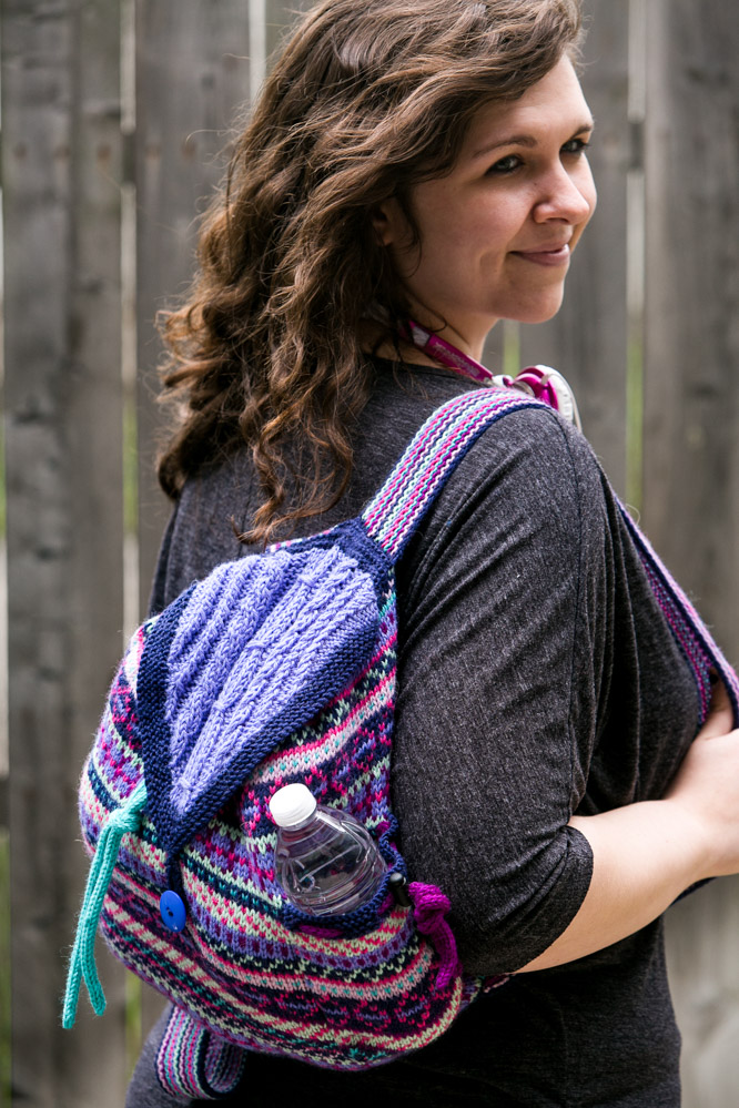 Boho Backpack - I Like Knitting