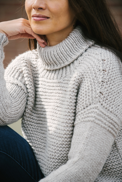 chamomile pullover sleeve detail