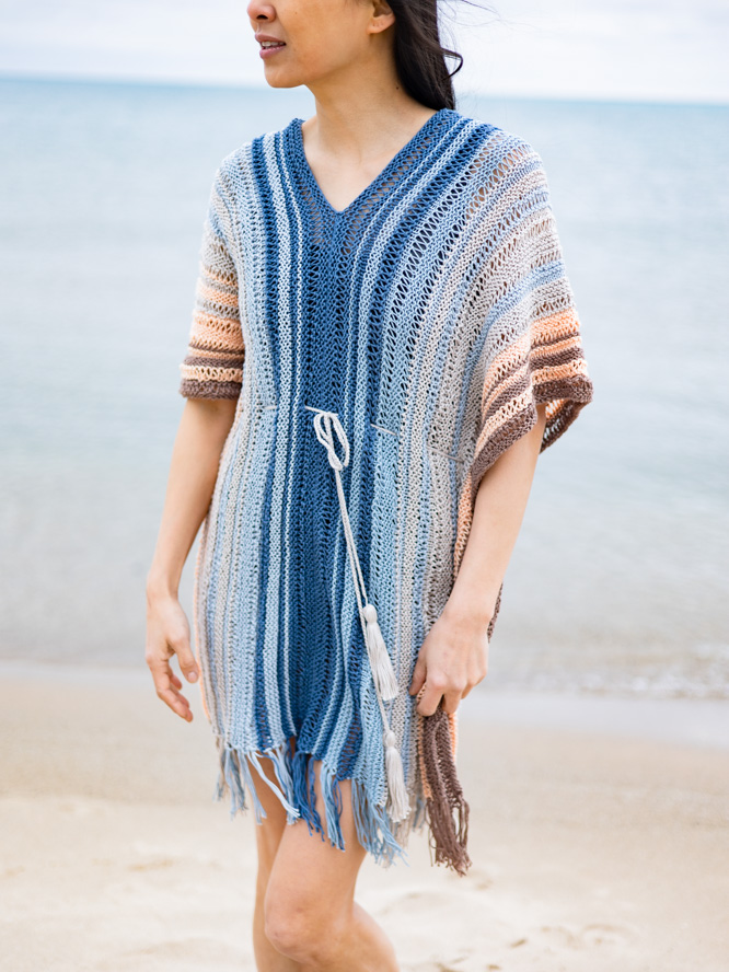 Cresslyn Drop-Stitch Cover-Up - I Like Knitting