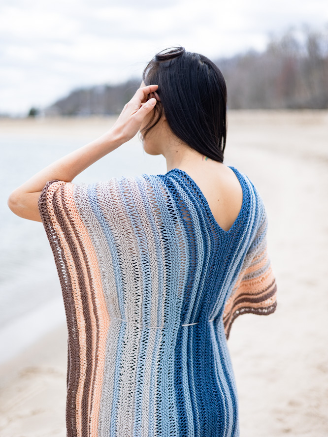 Cresslyn Drop-Stitch Cover-Up - I Like Knitting