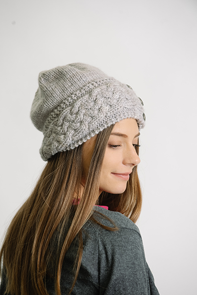 Frosty Cables Hat - I Like Knitting