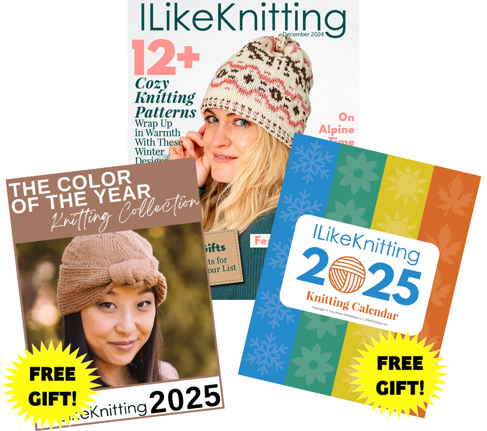 I Like Knitting Gold Club