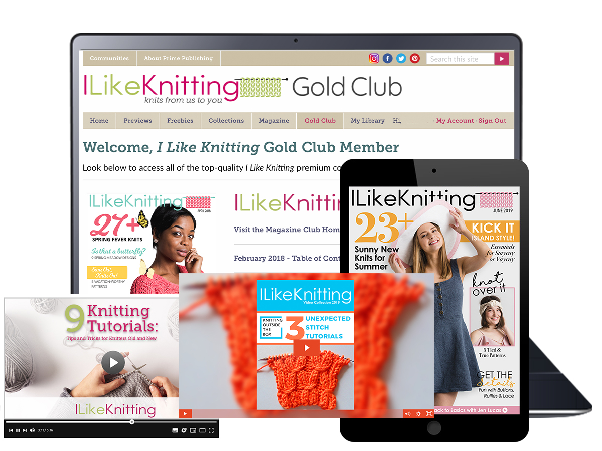 I Like Knitting Network Gold Club