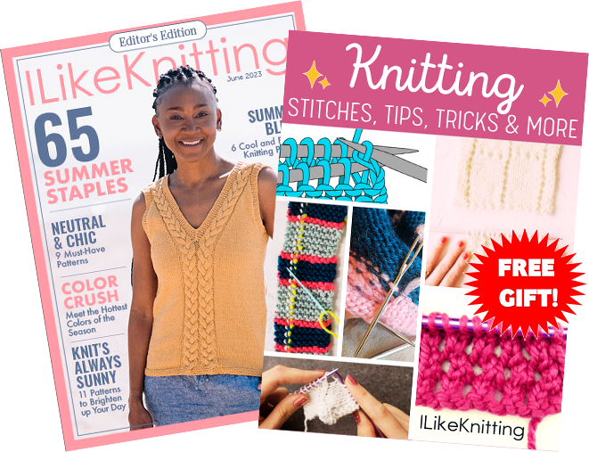 I Like Knitting Gold Club