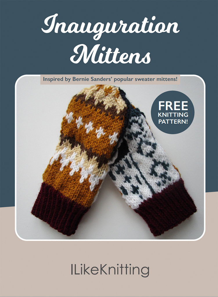 Make your own Inauguration Mittens with our FREE pattern you can download right now