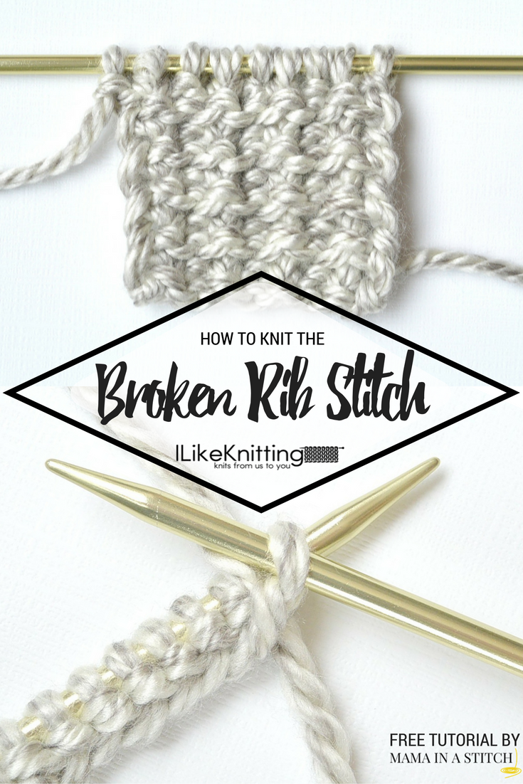 Knit stitch, Knitting