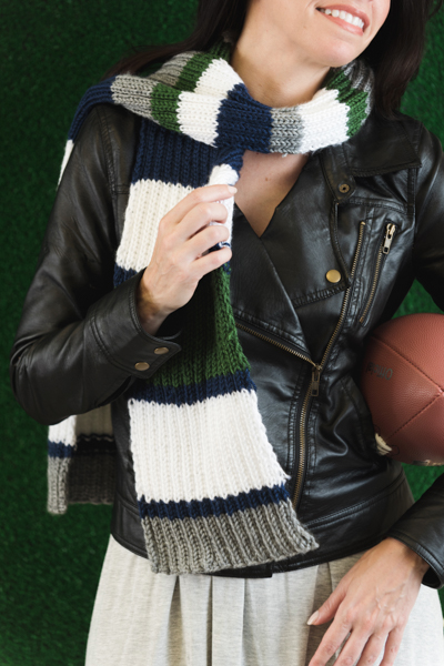 The Touchdown Knit Scarf