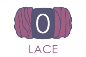 Lace weight yarn