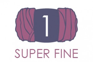 Super fine weight yarn